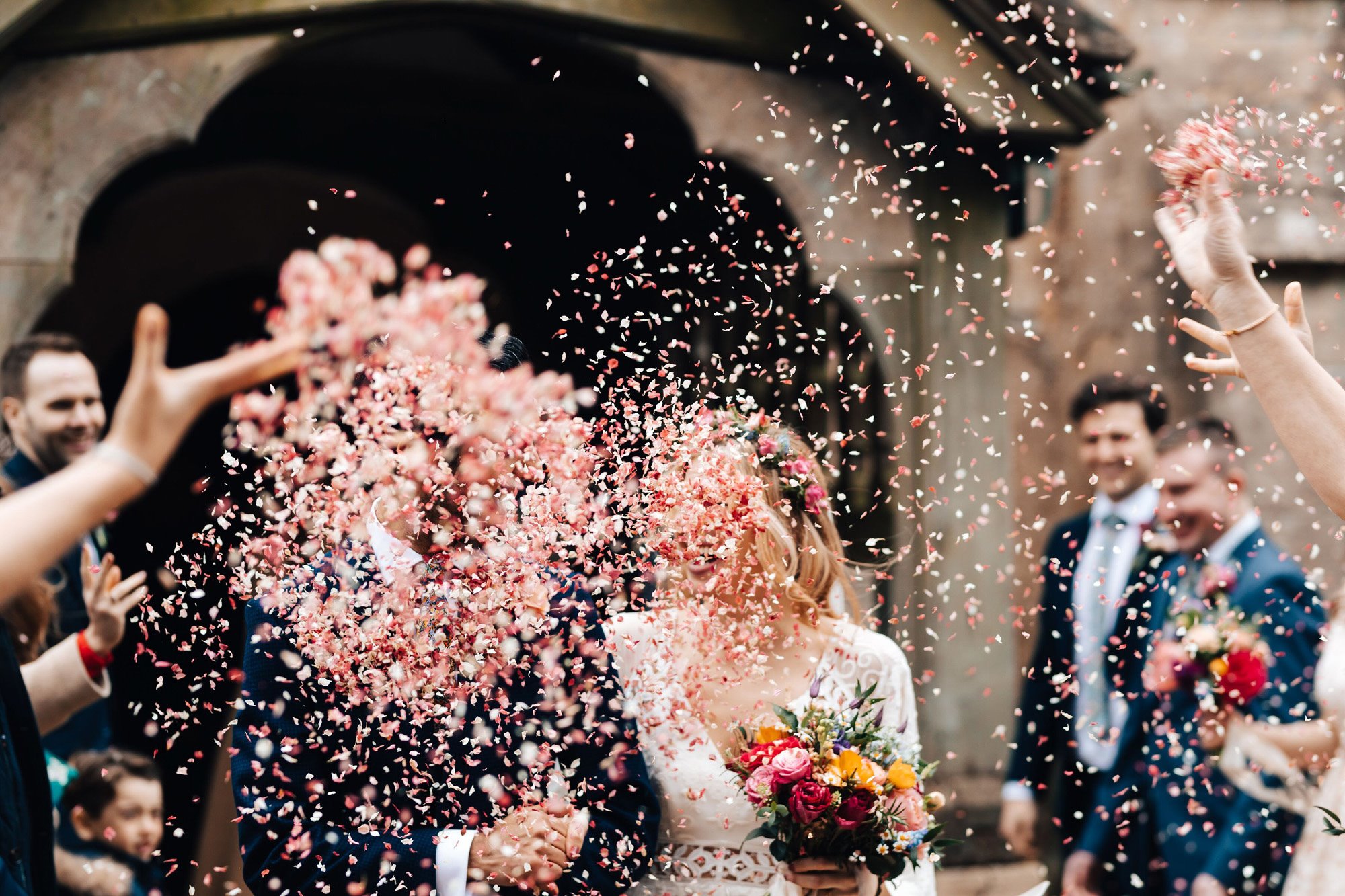 Fun Photographer's Top Tips For Epic Wedding Confetti Photos