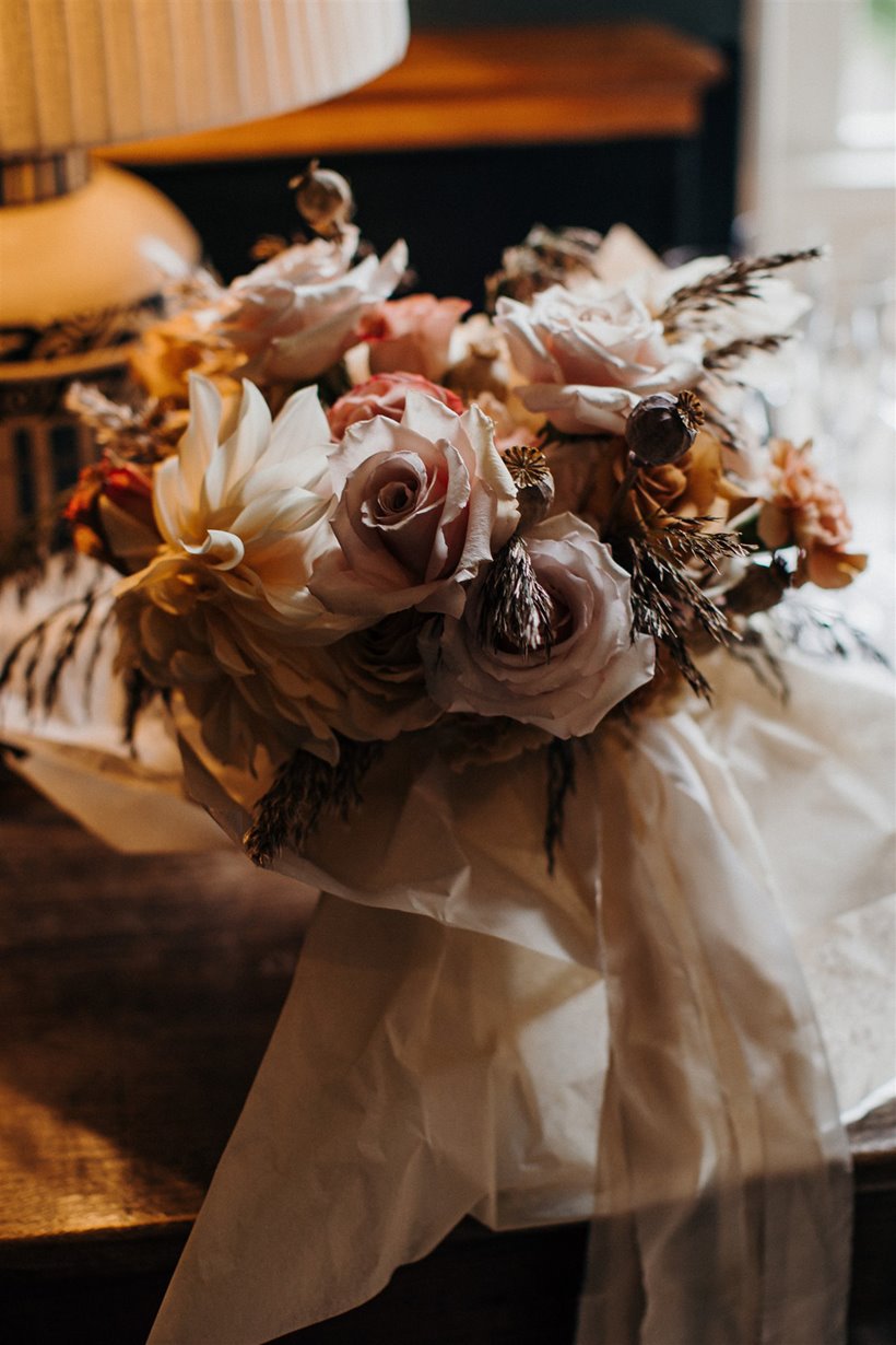 Autumn wedding flowers